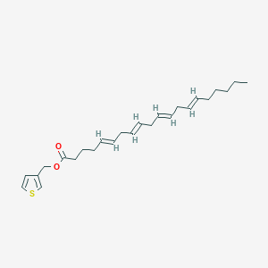 thiophen-3-ylmethyl (5E,8E,11E,14E)-icosa-5,8,11,14-tetraenoate