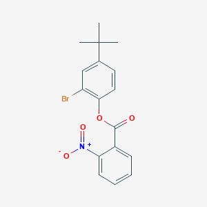 2-Bromo-4-tert-butylphenyl 2-nitrobenzoate