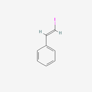 molecular formula C8H7I B14814447 Benzene, (2-iodoethenyl)- 