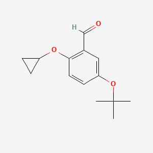 5-Tert-butoxy-2-cyclopropoxybenzaldehyde