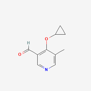 4-Cyclopropoxy-5-methylnicotinaldehyde