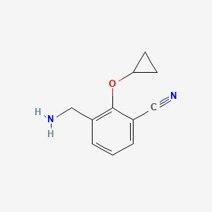 3-(Aminomethyl)-2-cyclopropoxybenzonitrile