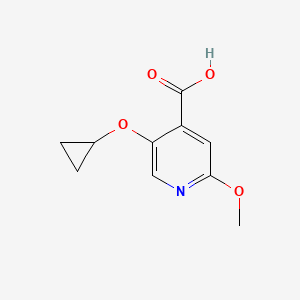 5-Cyclopropoxy-2-methoxyisonicotinic acid