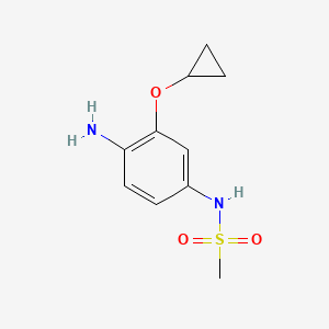 N-(4-Amino-3-cyclopropoxyphenyl)methanesulfonamide