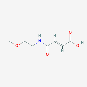 molecular formula C7H11NO4 B14814527 (E)-4-((2-methoxyethyl)amino)-4-oxobut-2-enoic acid 