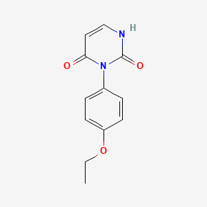molecular formula C12H12N2O3 B1481453 3-(4-乙氧基苯基)嘧啶-2,4(1H,3H)-二酮 CAS No. 4260-42-8