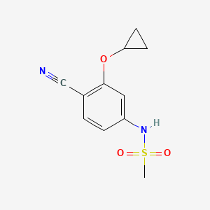 N-(4-Cyano-3-cyclopropoxyphenyl)methanesulfonamide