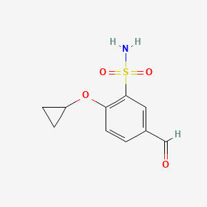 2-Cyclopropoxy-5-formylbenzenesulfonamide