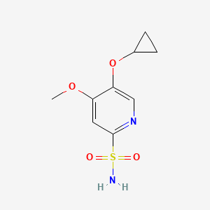 5-Cyclopropoxy-4-methoxypyridine-2-sulfonamide