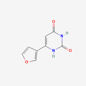 6-(furan-3-yl)pyrimidine-2,4(1H,3H)-dione