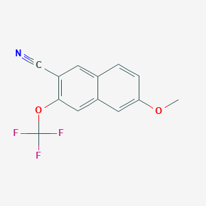 6-Methoxy-3-(trifluoromethoxy)-2-naphthonitrile