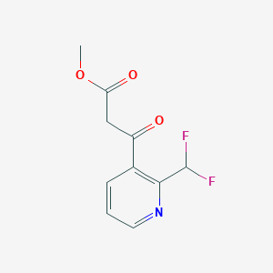 Methyl 3-(2-(difluoromethyl)pyridin-3-yl)-3-oxopropanoate