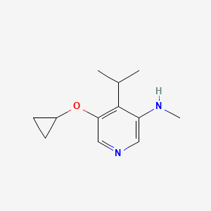 5-Cyclopropoxy-4-isopropyl-N-methylpyridin-3-amine