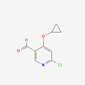 6-Chloro-4-cyclopropoxynicotinaldehyde