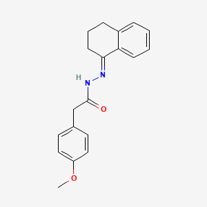 N'-[(1E)-3,4-dihydronaphthalen-1(2H)-ylidene]-2-(4-methoxyphenyl)acetohydrazide