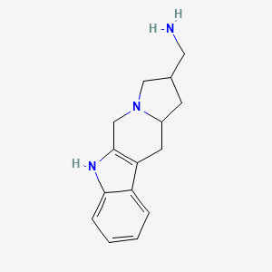 (2,3,5,6,11,11a-hexahydro-1H-indolizino[6,7-b]indol-2-ylmethyl)amine