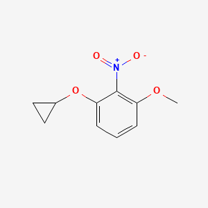 1-Cyclopropoxy-3-methoxy-2-nitrobenzene