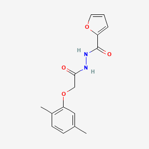 N'-[2-(2,5-dimethylphenoxy)acetyl]furan-2-carbohydrazide