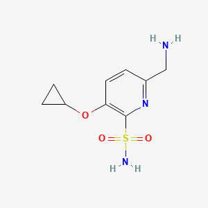 6-(Aminomethyl)-3-cyclopropoxypyridine-2-sulfonamide