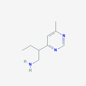 2-(6-Methylpyrimidin-4-yl)butan-1-amine