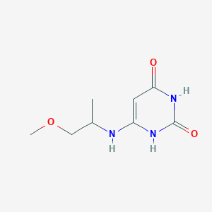 6-((1-methoxypropan-2-yl)amino)pyrimidine-2,4(1H,3H)-dione