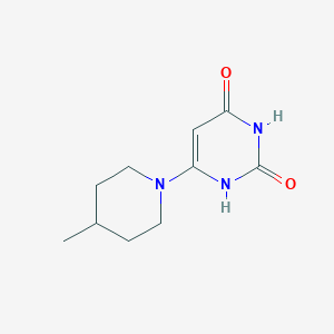 molecular formula C10H15N3O2 B1481476 6-(4-methylpiperidin-1-yl)pyrimidine-2,4(1H,3H)-dione CAS No. 2098043-81-1