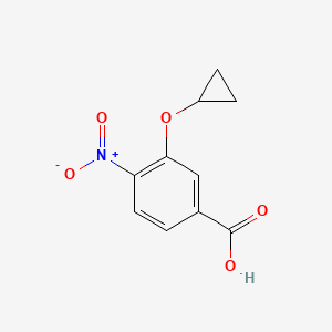 3-Cyclopropoxy-4-nitrobenzoic acid