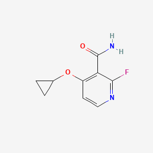 4-Cyclopropoxy-2-fluoronicotinamide