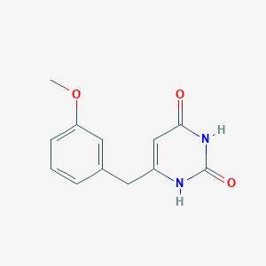 6-(3-methoxybenzyl)pyrimidine-2,4(1H,3H)-dione