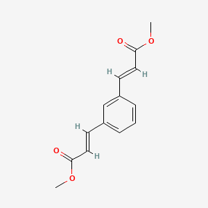 molecular formula C14H14O4 B14814911 Dimethyl m-phenylenediacrylate 