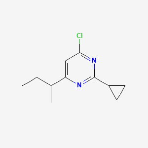 4-(Sec-butyl)-6-chloro-2-cyclopropylpyrimidine