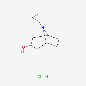 8-Cyclopropyl-8-azabicyclo[3.2.1]octan-3-ol hydrochloride