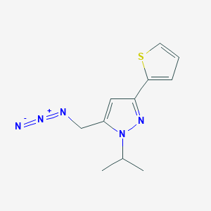5-(azidomethyl)-1-isopropyl-3-(thiophen-2-yl)-1H-pyrazole