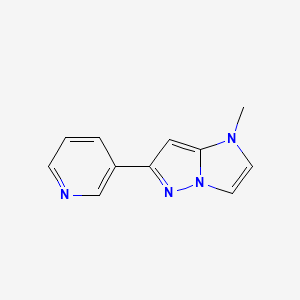 1-methyl-6-(pyridin-3-yl)-1H-imidazo[1,2-b]pyrazole