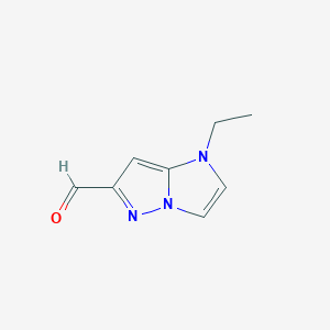 1-ethyl-1H-imidazo[1,2-b]pyrazole-6-carbaldehyde