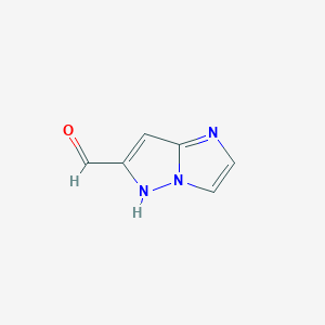 1H-imidazo[1,2-b]pyrazole-6-carbaldehyde