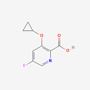 3-Cyclopropoxy-5-iodopicolinic acid