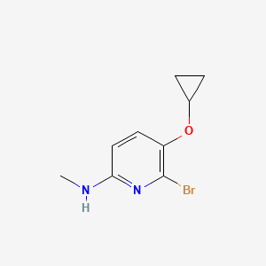 6-Bromo-5-cyclopropoxy-N-methylpyridin-2-amine