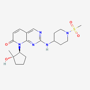 8-((1S,2S)-2-Hydroxy-2-methylcyclopentyl)-2-((1-(methylsulfonyl)piperidin-4-yl)amino)pyrido[2,3-d]pyrimidin-7(8H)-one