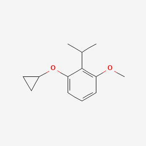 1-Cyclopropoxy-2-isopropyl-3-methoxybenzene