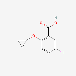 2-Cyclopropoxy-5-iodobenzoic acid