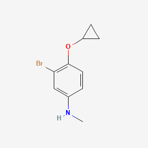 3-Bromo-4-cyclopropoxy-N-methylaniline