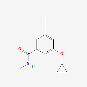 3-Tert-butyl-5-cyclopropoxy-N-methylbenzamide