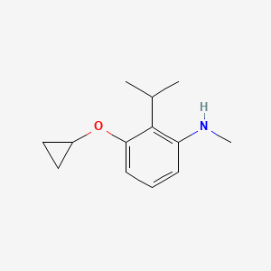 3-Cyclopropoxy-2-isopropyl-N-methylaniline