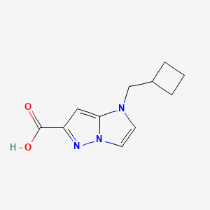 1-(cyclobutylmethyl)-1H-imidazo[1,2-b]pyrazole-6-carboxylic acid