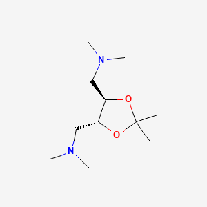 rel-1,1'-((4R,5R)-2,2-Dimethyl-1,3-dioxolane-4,5-diyl)bis(N,N-dimethylmethanamine)