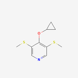 4-Cyclopropoxy-3,5-bis(methylthio)pyridine