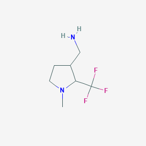 {[1-Methyl-2-(trifluoromethyl)pyrrolidin-3-yl]methyl}amine