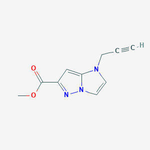 methyl 1-(prop-2-yn-1-yl)-1H-imidazo[1,2-b]pyrazole-6-carboxylate