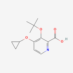 3-Tert-butoxy-4-cyclopropoxypicolinic acid